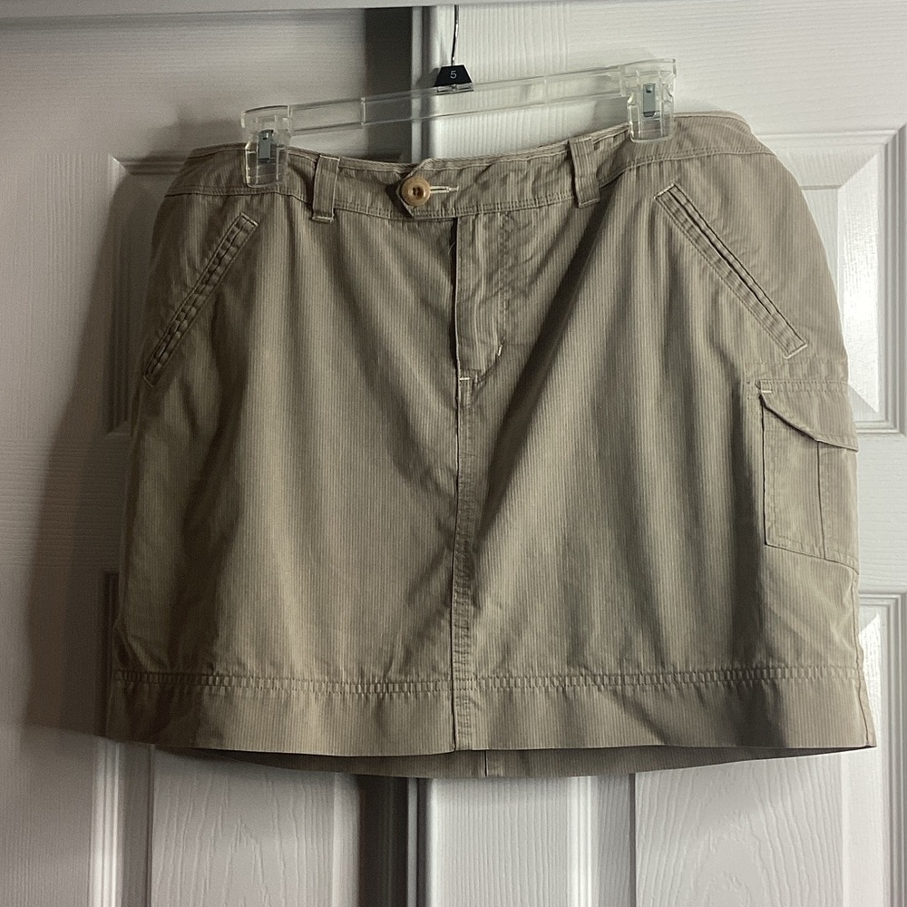 Horny Toad Khaki Mini Skirt